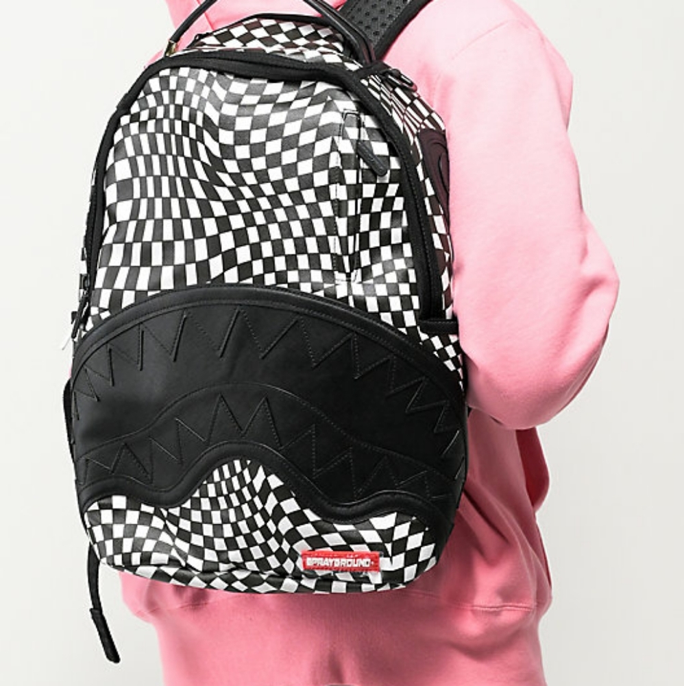 Trippy Checkered sprayground BACKPACK